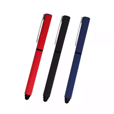 Lapicero con Touch y Clip metálico.